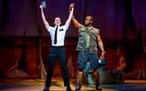 Kevin Clay and Thomas Vernal in The Book of Mormon