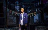 Layton Williams as Jamie sings whilst alone, wearing his school uniform