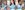 Waitress 3 cast members pose as waitresses in light blue dresses and aprons against a café backdrop