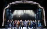 The cast of 42nd Street on the stage.