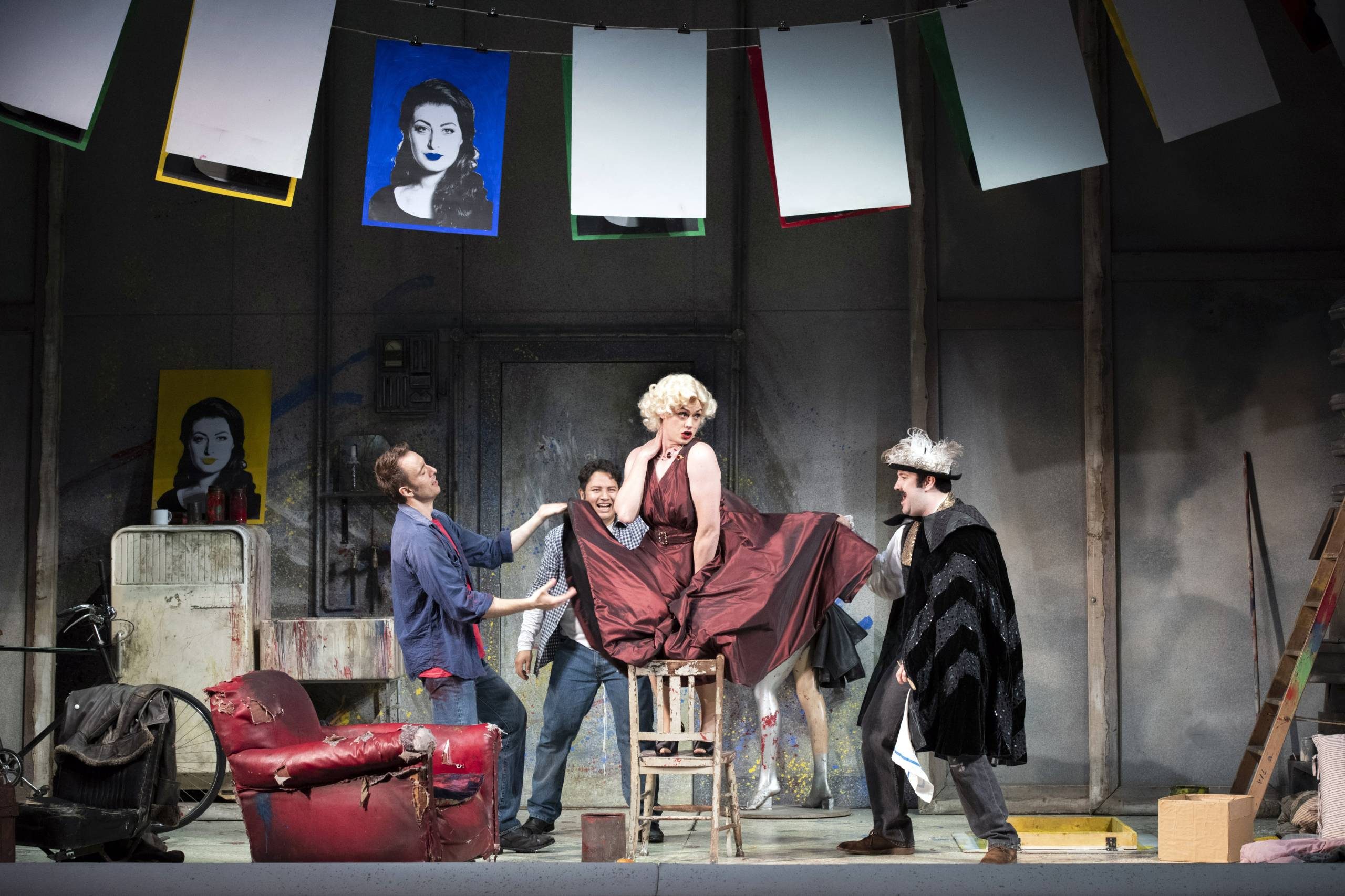 Opera North's hugely popular production of La bohème returns. Photo credit Richard H Smith