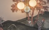 Intricate paintings each tell a story