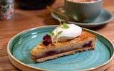 Cherry Almond Tart is on the menu at The Green Room in Newcastle